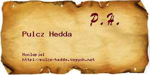 Pulcz Hedda névjegykártya
